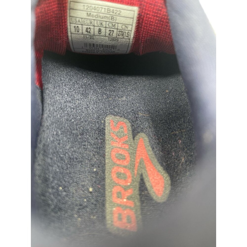 Brooks Ghost 16 Women Size 10 Peacoat Apricot Purple Running Shoe 1204071B422 - Picture 6 of 7